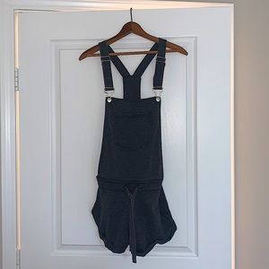 Gray Overalls - Shorts